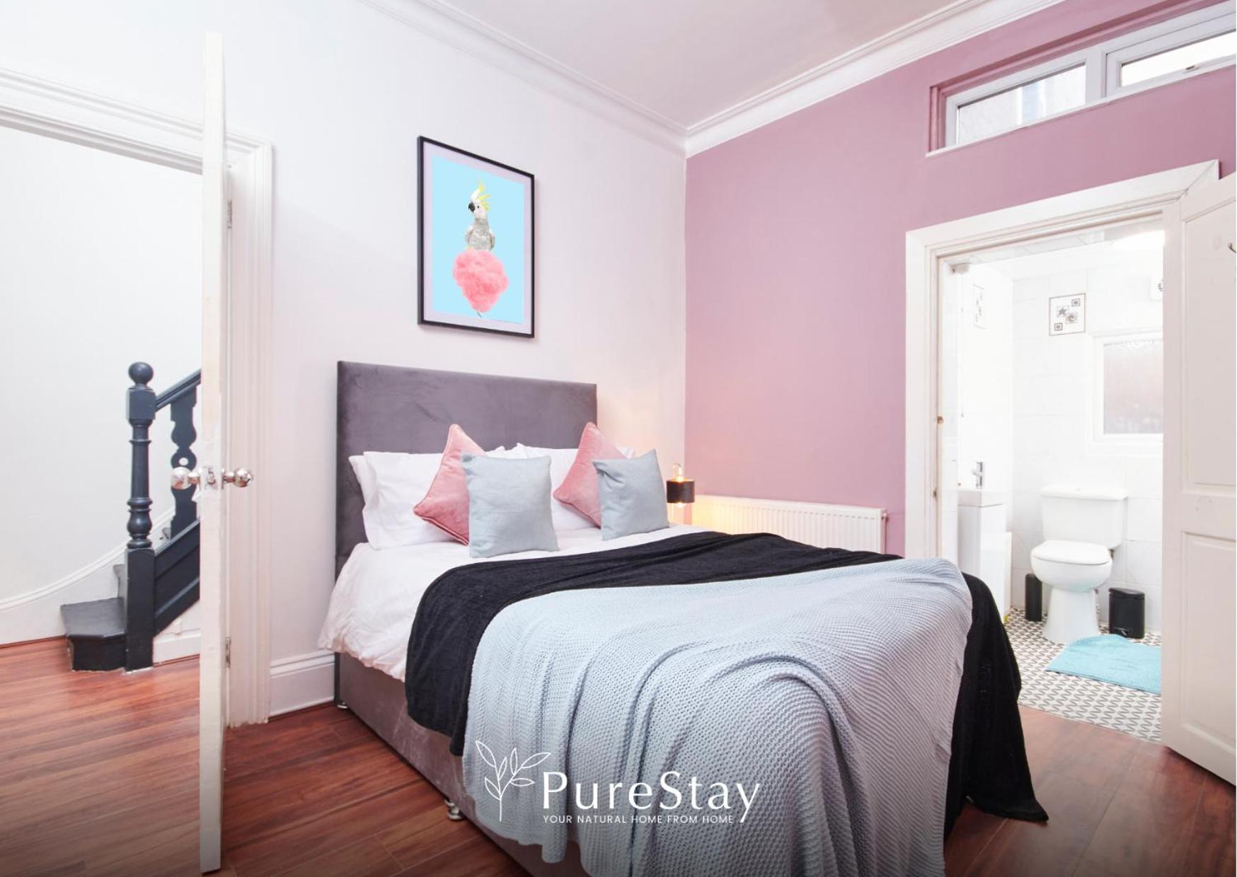 5 Bed House In Leamington Spa Perfect For Contractors With 7 Beds By Purestay - 14 Night Min! Buitenkant foto