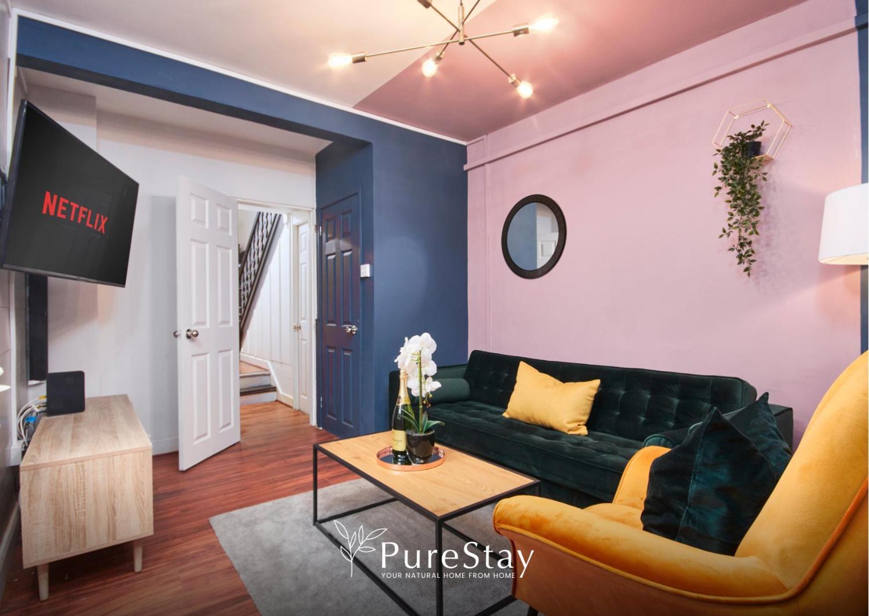 5 Bed House In Leamington Spa Perfect For Contractors With 7 Beds By Purestay - 14 Night Min! Buitenkant foto